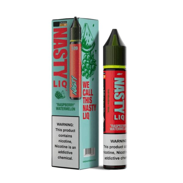 Uygun fiyatlı Nasty Liq Raspberry Watermelon likit, ahududu ve karpuzun ferahlatıcı uyumuyla pod sistemlerde taze bir salt nikotin deneyimi sunar.