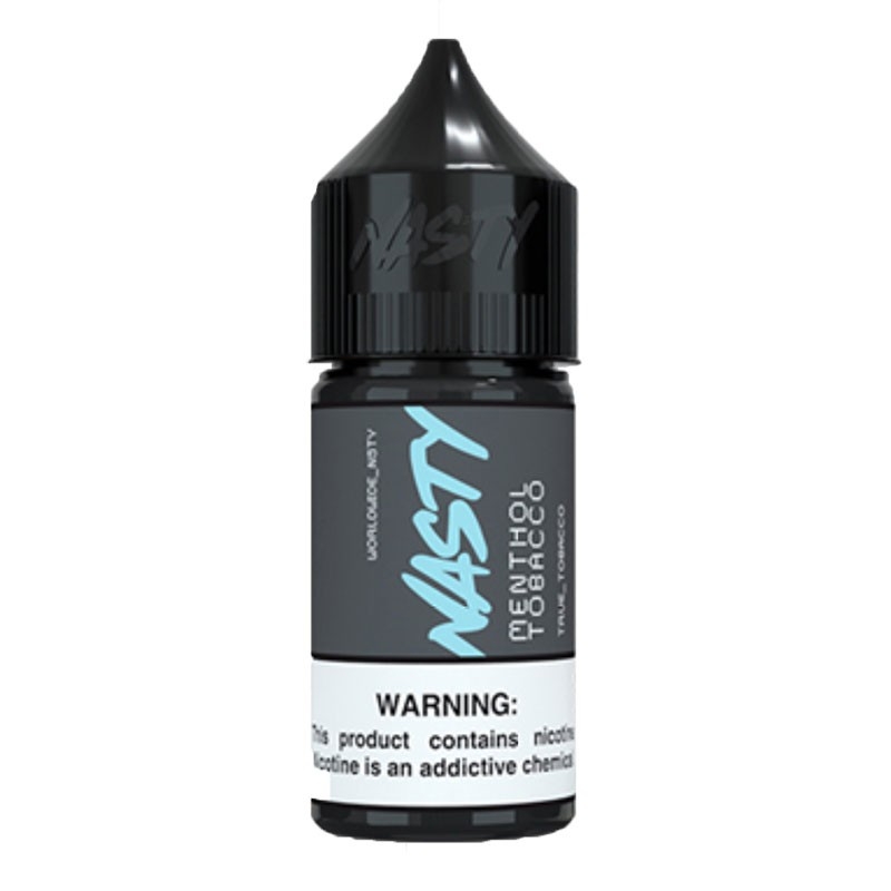 Nasty Menthol Tobacco Likit Ferahlatıcı mentol ve doğal tütün lezzetini yüksek salt nikotin ile uygun fiyatlı bir seçenekte buluşturur.