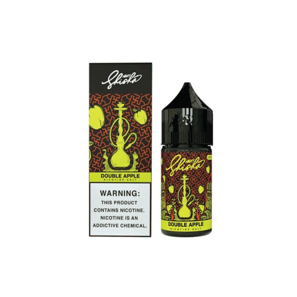 Nasty Shisha Double Apple Salt Likit ile yoğun elma aroması ve uygun fiyatlı tatmin edici buhar keyfi.
