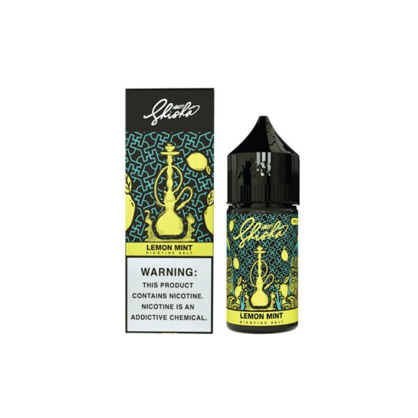 Nasty Shisha Lemon Mint salt likit, ferahlatıcı nane ve limon karışımıyla uygun fiyatlı yoğun buhar sunar.