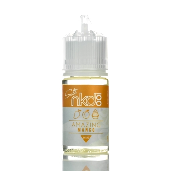 Uygun fiyatlı Nkd 100 Mango salt nikotin likiti, 30ml premium şişede yoğun mango tadı ve pürüzsüz içim sunar.