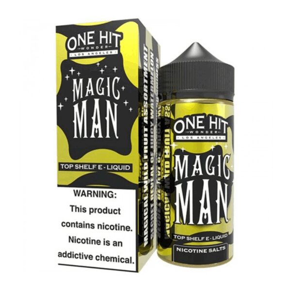 Ferah nane aromalı Magic Man 100ml e-likit, premium salt nikotin ile yoğun buhar ve uygun fiyatlı keyif sunar.