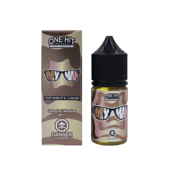 One Hit Wonder My Man 30ml, pod cihazlarınızda yoğun lezzet ve yüksek salt nikotin sunan uygun fiyatlı premium e-sıvıdır.