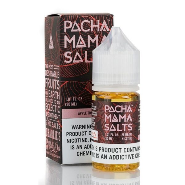 Uygun fiyatlı salt nikotin sıvısı Pachamama Apple Tobacco, elma ve tütünün eşsiz uyumuyla keyifli bir içim sunar.