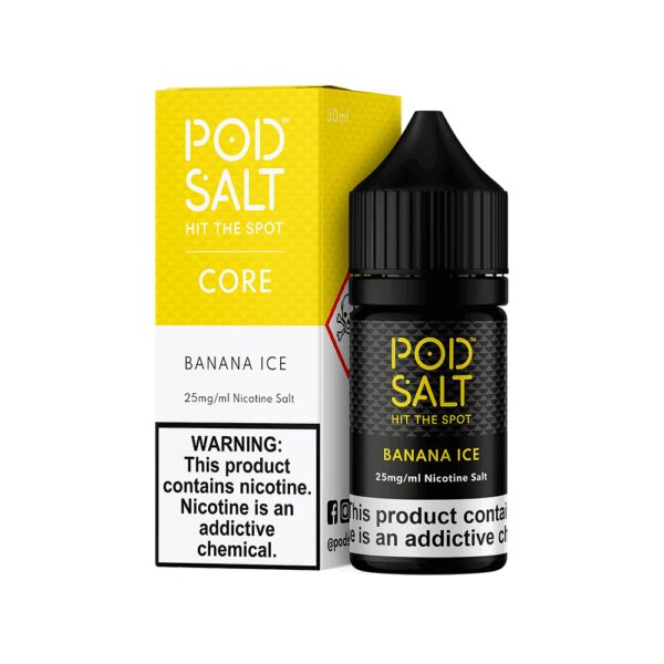 Taze muz ve buz ferahlığı sunan uygun fiyatlı salt nikotin likiti.