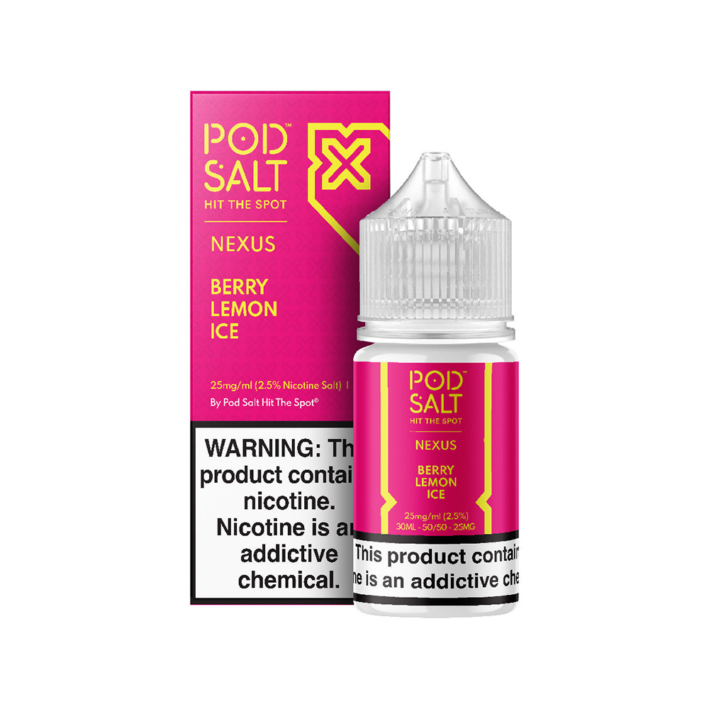 Pod Salt Berry Lemon Ice Salt Likit Uygun fiyatlı Pod Salt Berry Lemon Ice likit, ferah limon ve orman meyveleriyle yoğun salt nikotin keyfi sunar.