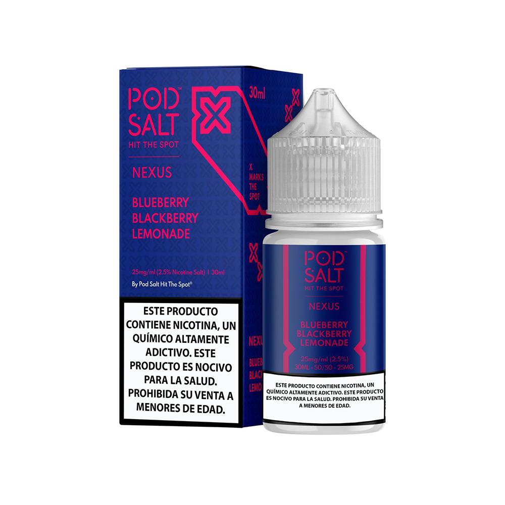Pod Salt Blueberry Blackberry Lemonade Yaban mersini, böğürtlen ve limonata aromalarıyla ferahlatıcı buhar keyfi sunan bu salt likit, uygun fiyatıyla her anınıza eşlik eder.