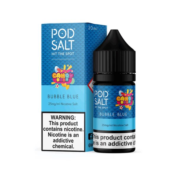 Uygun fiyatlı Pod Salt Bubble Blue, yoğun meyve lezzeti ve dengeli salt nikotin ile premium likit keyfi sunar.