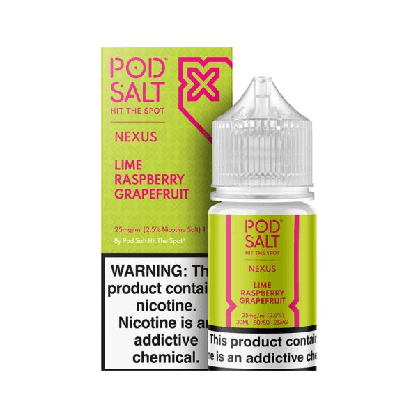 Uygun fiyatlı Pod Salt Lime Raspberry Greyfurt, ferah narenciye ve tatlı meyvelerle yüksek salt nikotin keyfi sunar.