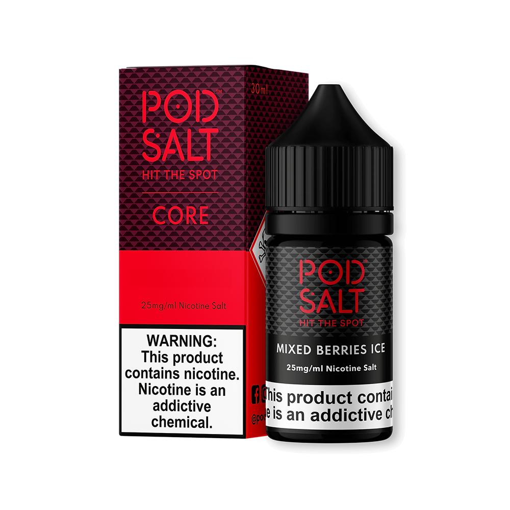 Pod Salt Mixed Berries Ice Uygun fiyatlı Pod Salt Mixed Berries Ice salt likit, karışık meyveler ve ferahlatıcı buz etkisi sunar.