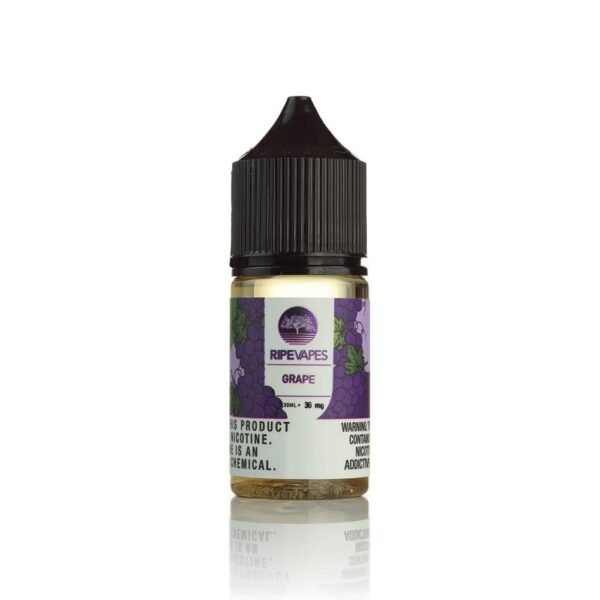 Uygun fiyatlı Ripe Vapes Grape Likit 30ml, yoğun üzüm tadı ve pürüzsüz salt nikotin ile keyifli bir içim sağlar.