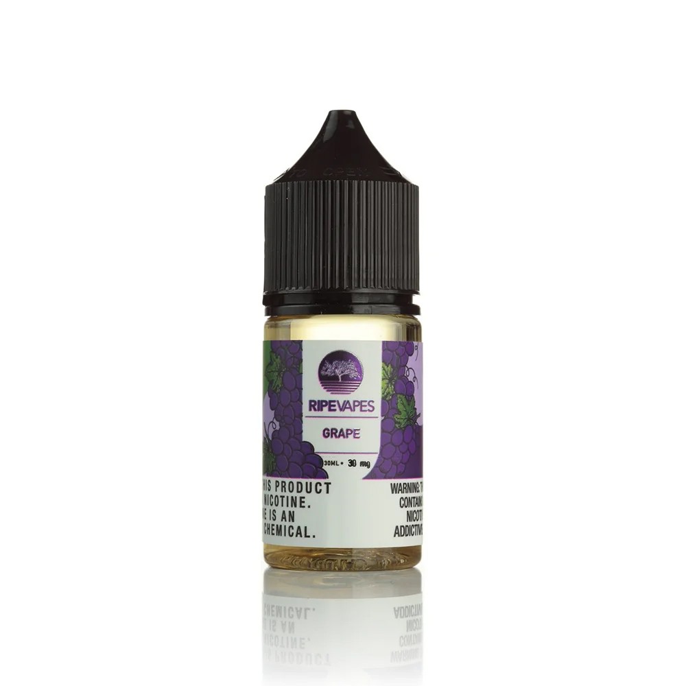 Ripe Vapes Grape Salt Likit 30ml Uygun fiyatlı Ripe Vapes Grape Likit 30ml, yoğun üzüm tadı ve pürüzsüz salt nikotin ile keyifli bir içim sağlar.