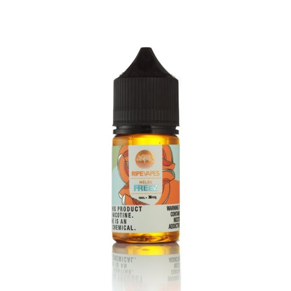 Uygun fiyatlı Ripe Vapes Melon Freez 30ml salt likit, ferah kavun ve nane aromasıyla yoğun buhar keyfi sunar.