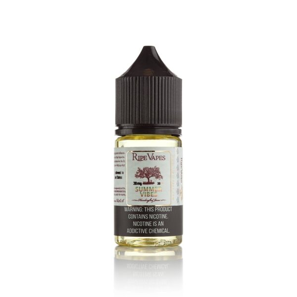 Uygun fiyatlı Ripe Vapes Summer Vibes 30ml, ferah meyve karışımıyla yüksek salt nikotin keyfi sunar.