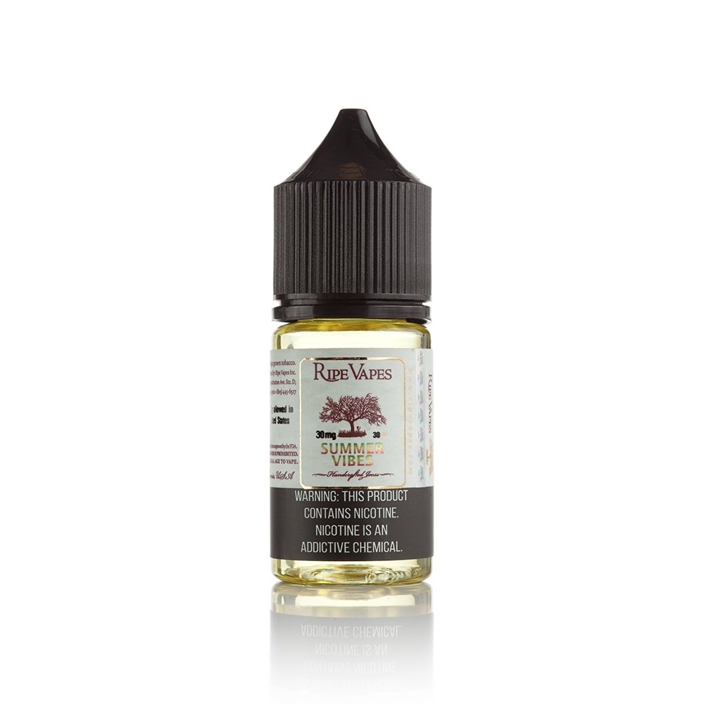 Ripe Vapes Summer Vibes 30ml Uygun fiyatlı Ripe Vapes Summer Vibes 30ml, ferah meyve karışımıyla yüksek salt nikotin keyfi sunar.