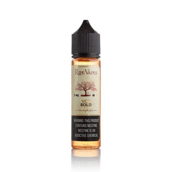 Ripe Vapes VCT Bold Likit 60ml, cesur tütün ve zengin vanilya krema lezzetini uygun fiyatlı sunar.