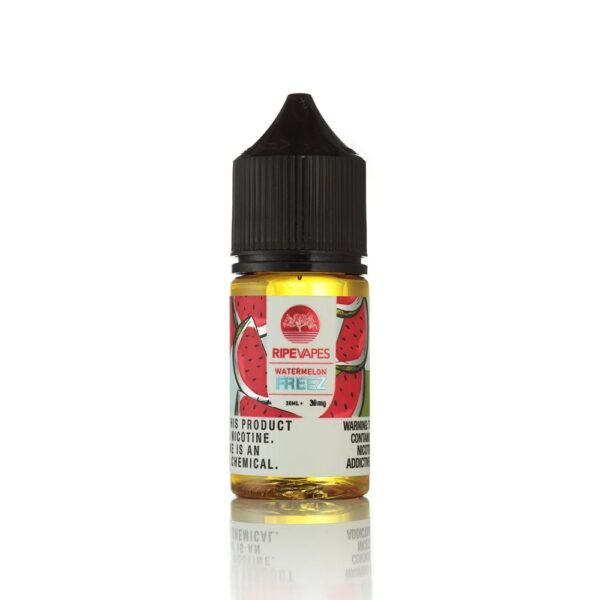 Uygun fiyatlı Ripe Vapes Watermelon Freez 30ml, ferah karpuz tadını buz serinliğiyle sunan salt nikotin likitidir.