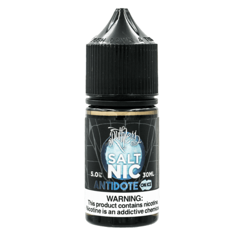Uygun fiyatlı Ruthless Antidote on Ice 30ml, ferahlatıcı buz etkisiyle yoğun lezzet sunan bir salt nikotin likitidir.