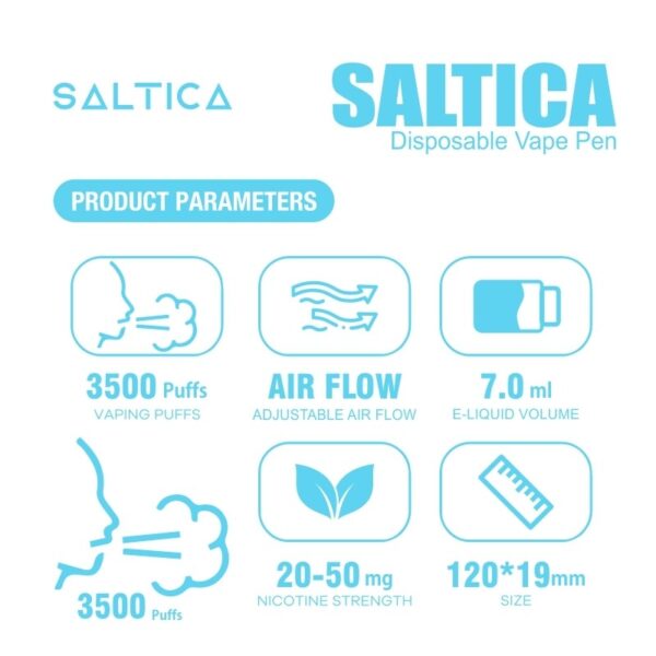 Saltica Bubble Gum kullan at vape pen, sakız aroması ve salt nikotin ile uygun fiyatlı uzun süreli keyif sunar.