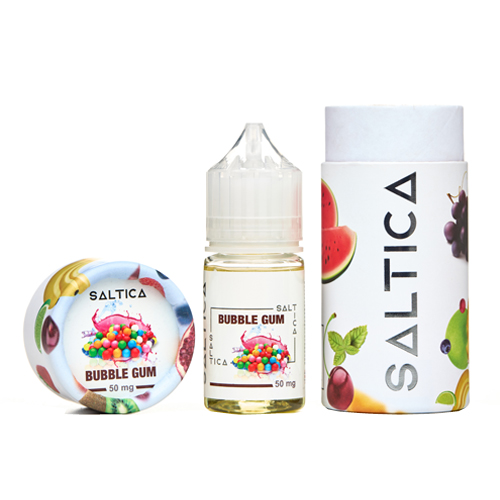 Sakız aromalı ferahlık sunan Saltica Bubble Gum salt likit, yüksek kaliteli ve uygun fiyatlı bir salt nikotin sıvısıdır.