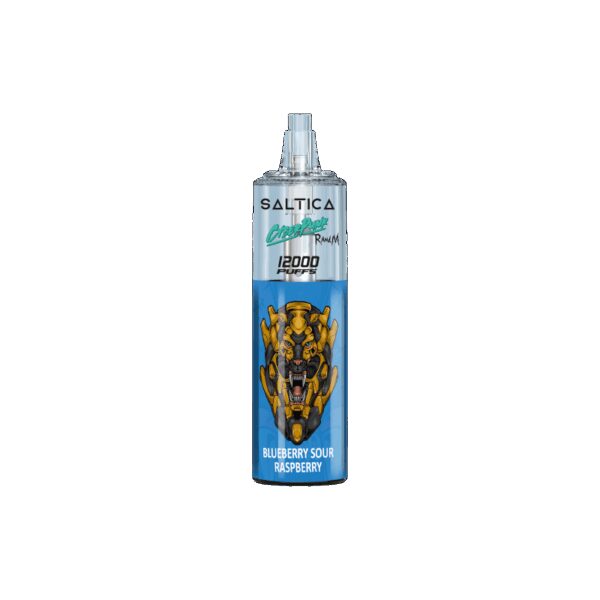Uygun fiyatlı Saltica Cyberpunk 12000 puf kullan at vape bar, yaban mersini ve ekşi ahududu aromalı salt nikotin sunar.