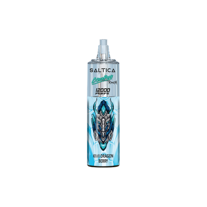 Saltica Cyberpunk 12000 Kiwi Dragon Berry Uygun fiyatlı Saltica Cyberpunk 12000, kivi ve dragon berry aromalı salt nikotin kullan at vape bar.