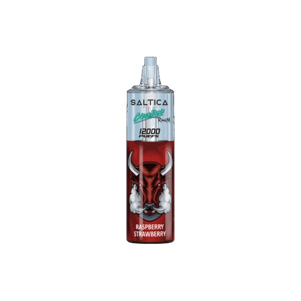 Uygun fiyatlı Saltica Cyberpunk 12000 puf vape bar, ahududu ve çilek aromasıyla yüksek kapasiteli salt nikotin deneyimi sunar.