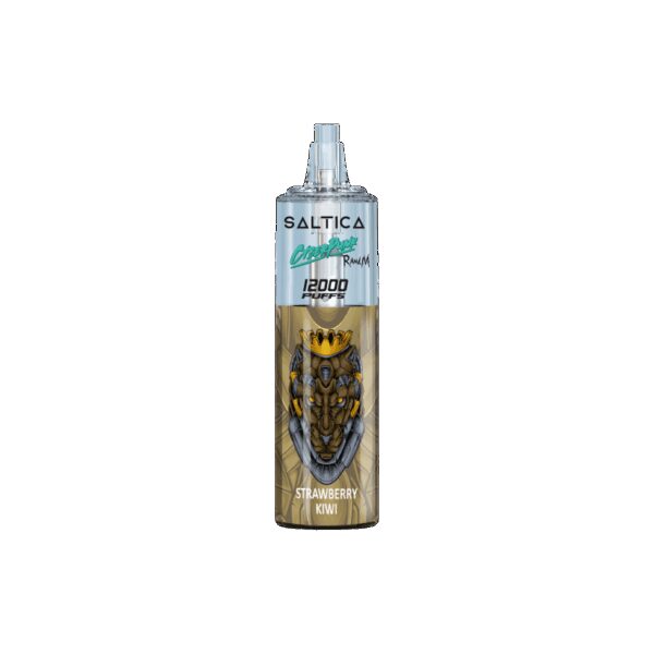 Uygun fiyatlı Saltica Cyberpunk 12000 Strawberry Kiwi vape bar, taze çilek ve kivi aromasıyla güçlü salt nikotin sunar.
