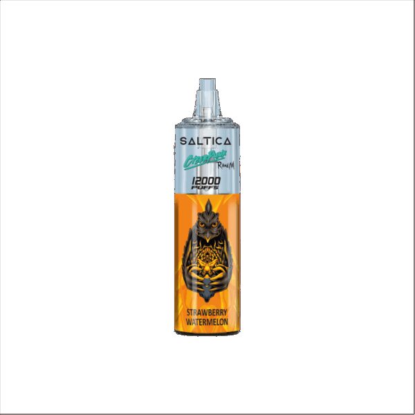 Uygun fiyatlı Saltica Cyberpunk 12000 Strawberry Watermelon, çilek ve karpuz aromalı kullan at salt nikotin vape bar.