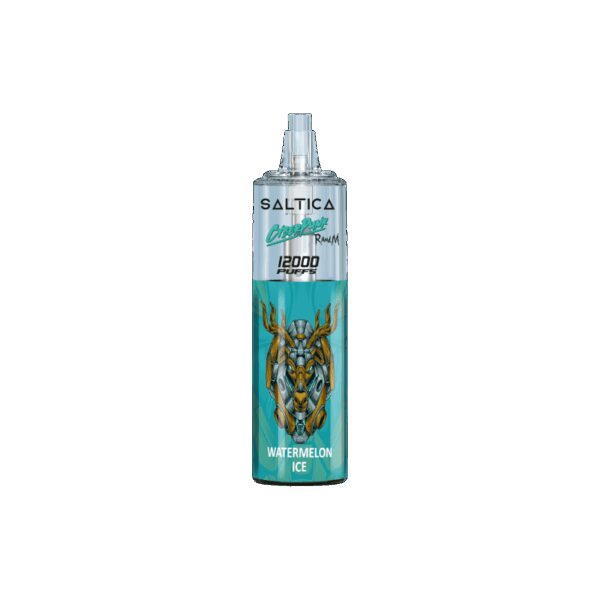 Saltica Cyberpunk 12000 puf, ferah karpuz buz aromalı kullan-at vape ile uygun fiyatlı salt nikotin keyfi.