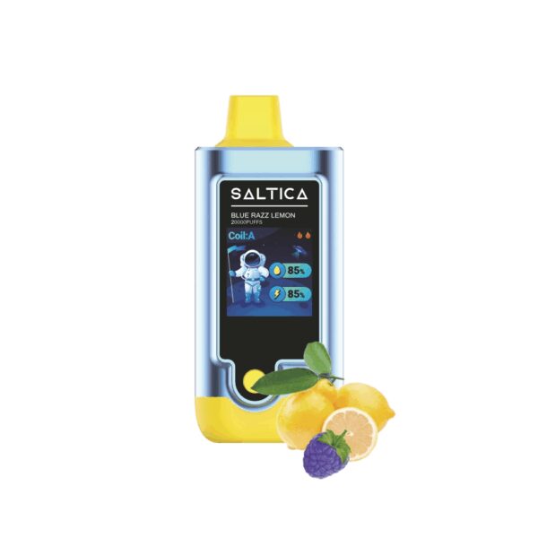 Ferah Blue Razz Lemon aromalı, yüksek kapasiteli salt nikotin ile uzun süreli kullanım sunan uygun fiyatlı kullan-at vape.