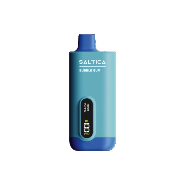 Ekranlı tasarımı ve taze sakız aromasıyla uzun süreli keyif sunan uygun fiyatlı salt nikotin vape bar.