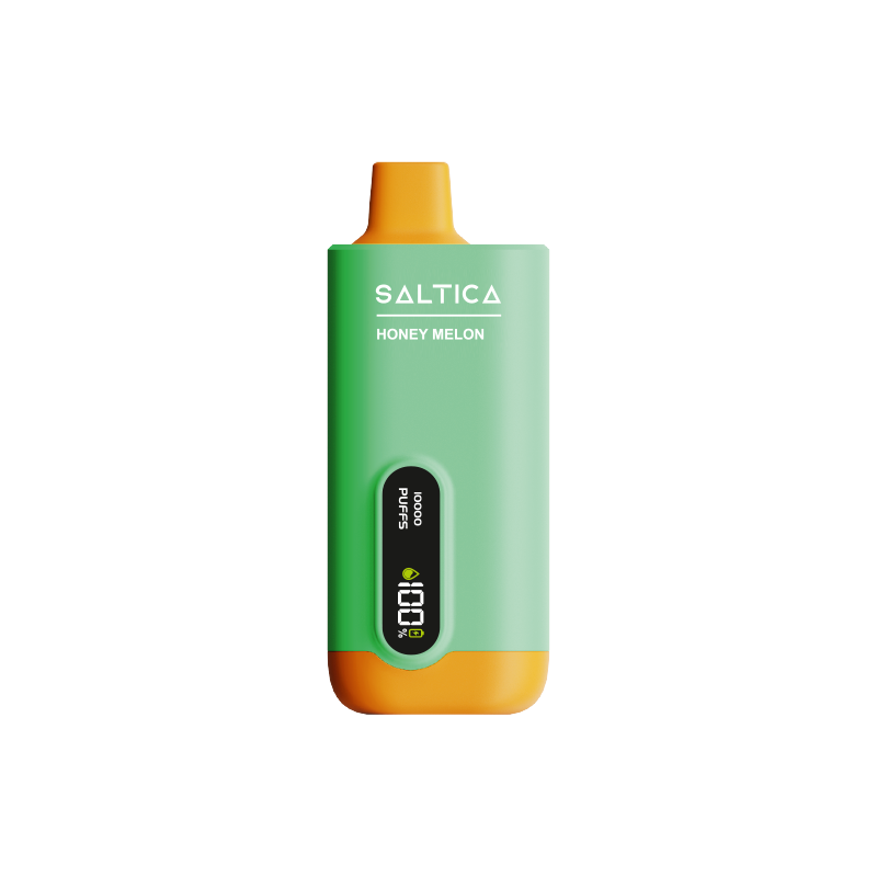 Saltica Ekranlı 10000 Honey Melon Bal kavunu aromalı Saltica Ekranlı 10000 puf vape bar, uygun fiyatlı ve şarj edilebilir salt nikotin sunar.