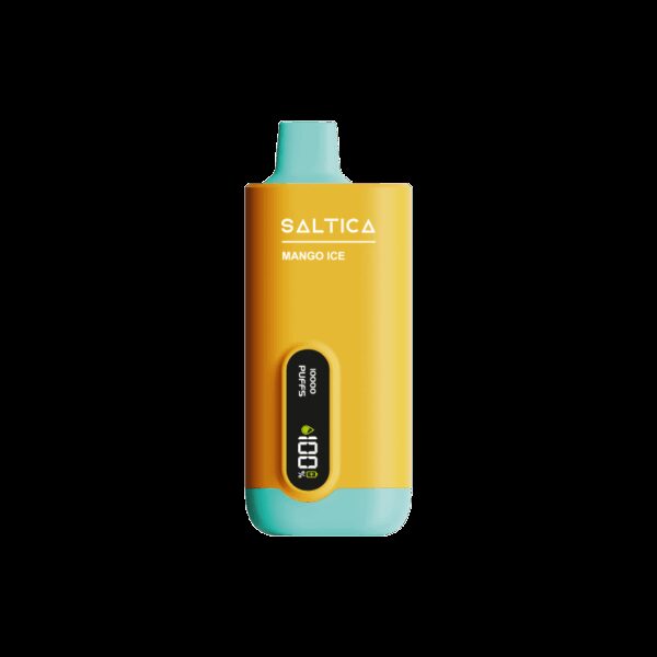 Uygun fiyatlı Saltica Ekranlı 10000 Mango Ice, taze mango ve buz etkisiyle uzun süreli kullanım sunar.