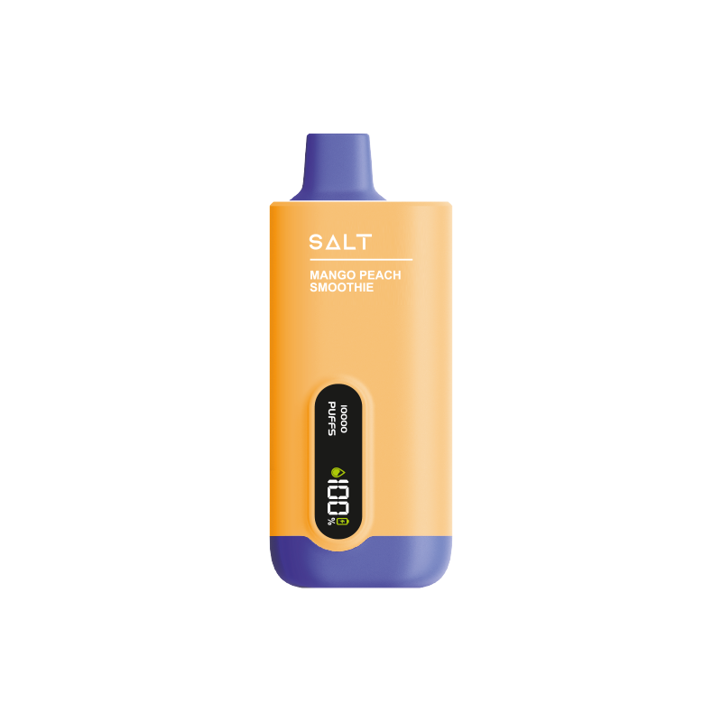 Saltica Ekranlı 10000 Puf Mango Peach Smoothie Uzun ömürlü puf ve pratik ekran tasarımıyla uygun fiyatlı Saltica Mango Peach Smoothie kullan-at vape bar.
