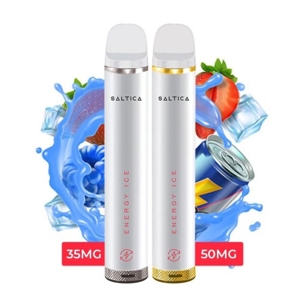 Saltica Energy Ice kullan-at vape, uygun fiyatlı ve ferahlatıcı enerji aromasıyla pratik salt nikotin keyfi sunar.