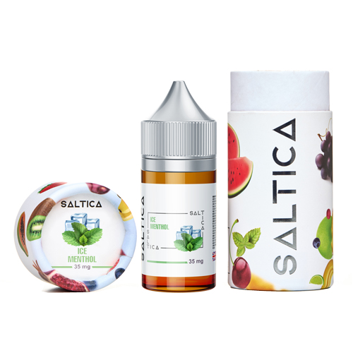 Uygun fiyatlı Saltica Ice Menthol likit ile yoğun nane ferahlığı ve yüksek performanslı salt nikotin keyfi yaşayın.