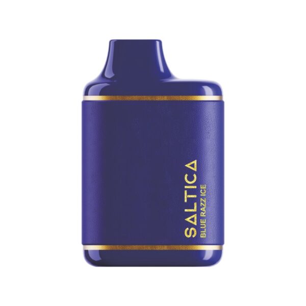 Saltica Leather 7000 Blue Razz Ice kullan-at vape bar, 7000 pufluk ferah yaban mersini-buz keyfini uygun fiyatla sunar.