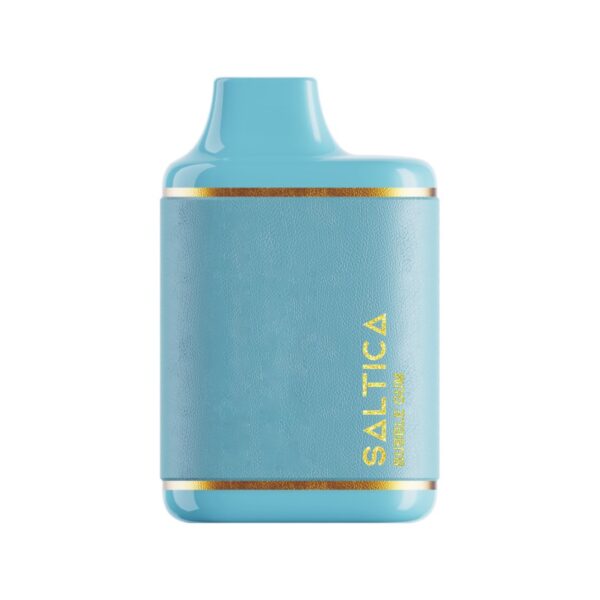 Uygun fiyatlı Saltica Leather 7000 Bubble Gum kullan-at vape bar, 7000 nefeslik yoğun sakız aroması ve yüksek salt nikotin sunar.