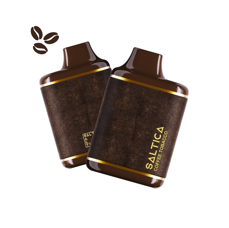 Saltica Leather 7000 Coffee Tobacco Saltica Leather 7000 Coffee Tobacco kullan at vape bar, uygun fiyatla yoğun kahve ve tütün tadı sunan 7000 pufluk salt nikotin keyfi.