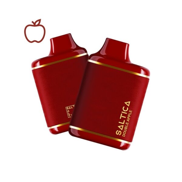 Uygun fiyatlı Saltica Leather 7000 Double Apple kullan-at vape, 7000 nefeslik çift elma aroması ve salt nikotin ile uzun kullanım sunar.