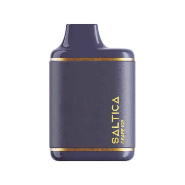 Saltica Leather 7000 Grape Ice kullan at vape bar, uygun fiyatlı salt nikotin ile 7000 puf ve ferah üzüm aroması sunar.