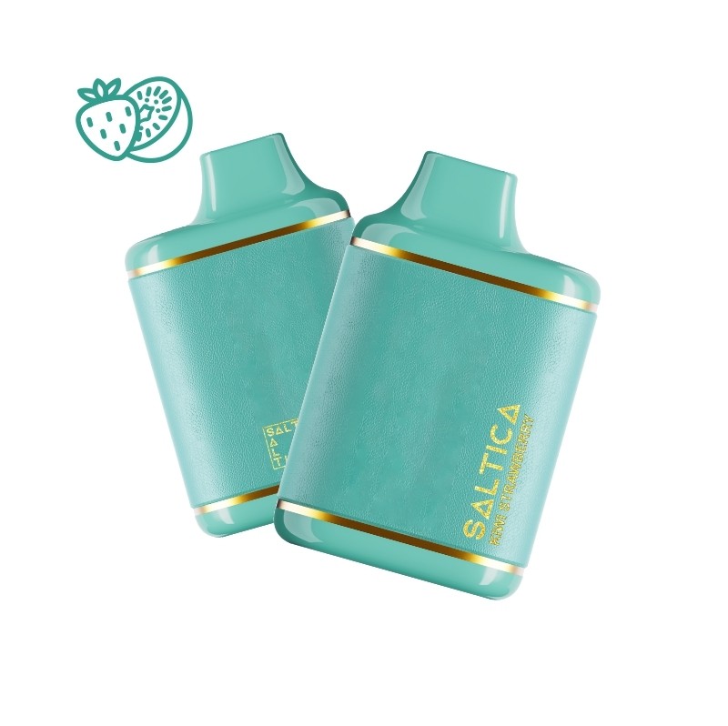 Saltica Leather 7000 Kullan At Vape Uygun fiyatlı salt nikotin ile 7000 pufluk taze kivi çilek aromalı kullan-at vape keyfi.
