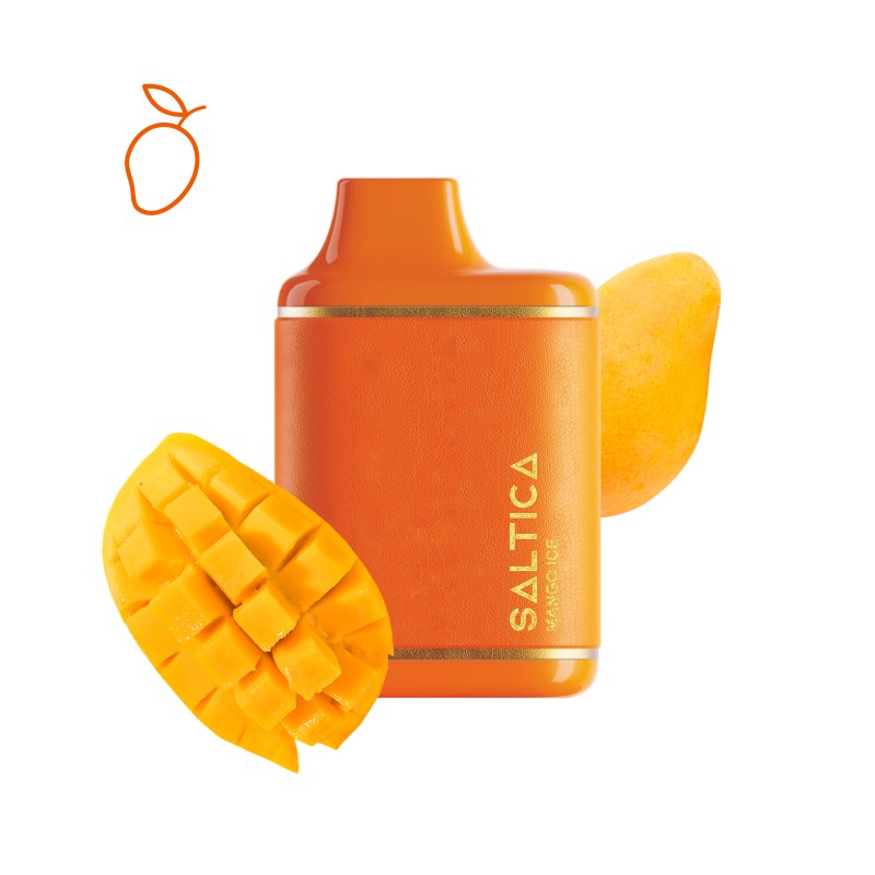 Saltica Leather 7000 Mango Ice Saltica Leather 7000 Mango Ice ile taze mango ve buz aromasını birleştiren uygun fiyatlı kullan-at vape bar.