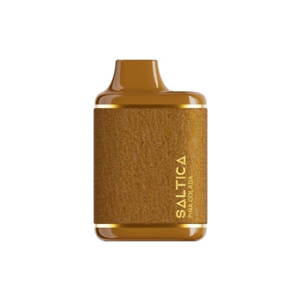 Saltica Leather 7000 Pina Colada Zero kullan-at vape, ananas ve hindistan cevizi aromasıyla 7000 nefeslik uygun fiyatlı salt nikotin keyfi sunar.