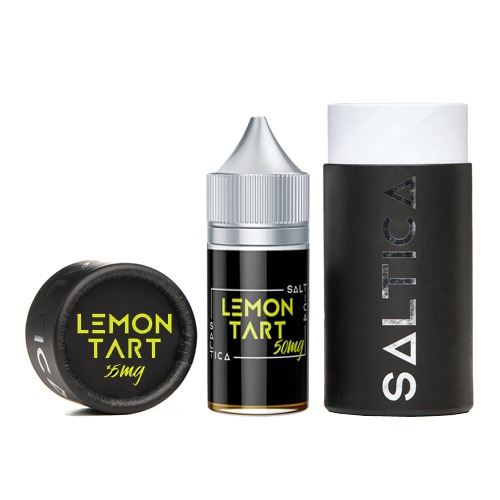 Taze limon ve tart aromalı Saltica Lemon Tart 30ml salt nikotin likit, uygun fiyatlı yoğun buhar keyfi sunar.