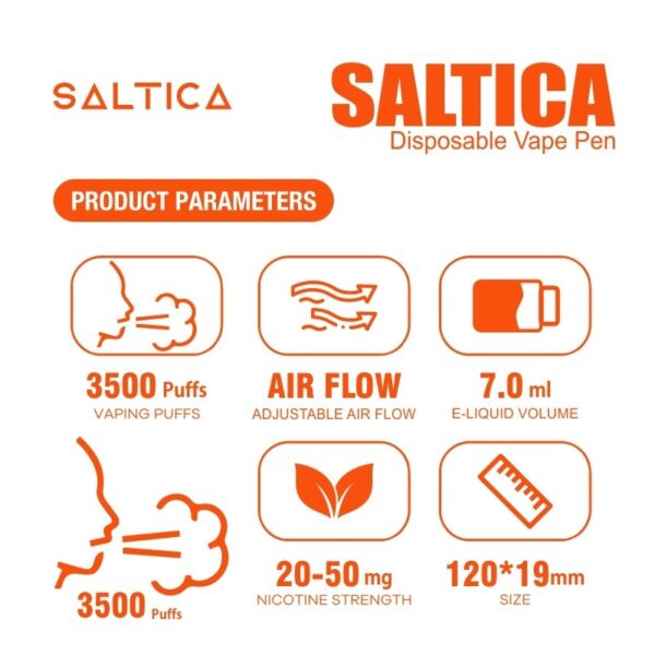 Taze mango aroması ve ferahlatıcı buz etkisi sunan uygun fiyatlı, şarjsız salt nikotin kullan-at vape pen.