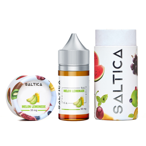 Uygun fiyatlı Saltica Melon Lemonade salt nikotin likiti, olgun kavun ve limonata aromalarıyla ferahlatıcı bir lezzet sunar.