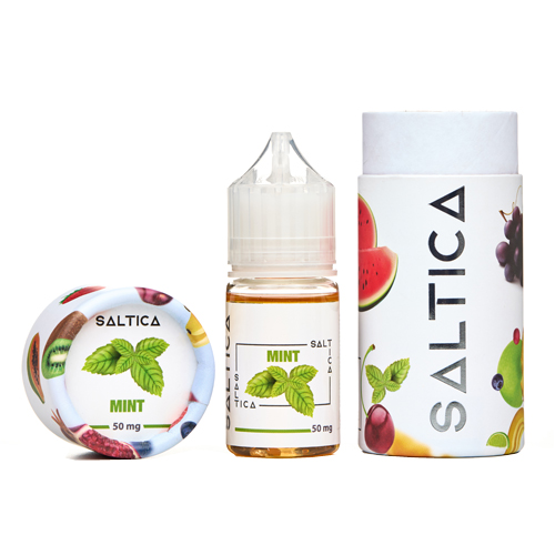 Uygun fiyatlı Saltica Mint Likit 30ml ile ferahlatıcı nane aromalı salt nikotin deneyimi yaşayın.