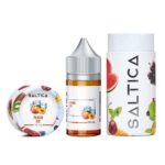Şeftali aroması ve buz serinliğiyle pürüzsüz içim sunan bu likit, uygun fiyatlı salt nikotin doyumu sağlar.